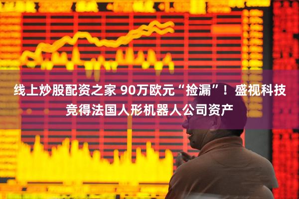 线上炒股配资之家 90万欧元“捡漏”！盛视科技竞得法国人形机器人公司资产